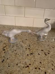 Lladro Pair of Geese Curled and Extended Necks | eBay