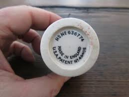 Antique English Porcelain Tea Caddy screw top 3" signed on the bottom | eBay