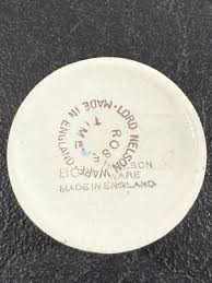 LORD NELSON WARE -Rose Time- Mustard Jar & Lid, Chintz, Gold Trim VGC | eBay