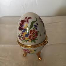 Fine Porcelain Trinket Egg Hand Painted Imperial | eBay