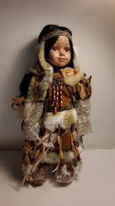 Porcelain Indian Doll New In Box 16 In. Still Has Bubble ...