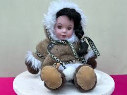 Vintage Eskimo Doll: Arctic Circle Native Figurine, 15 ...