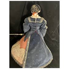 Antique French Fashion FG Frances Gaultier Dress as Queen ...