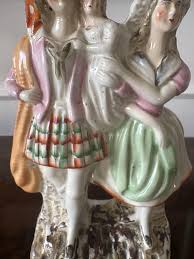 Antique Victorian Staffordshire Figure, 1880s | Chairish
