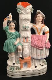 Large Staffordshire Spill Vase | eBay