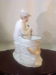 Antique Signed Porcelain Figurine Gentlemen Hunter ...