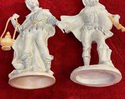 2 Vintage Porcelain Figurine, Made in Italy - Etsy
