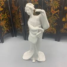 Beautiful Toyo Geisha Girl White Ceramic Geisha 12.5 Inches Tall - Etsy