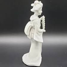 Fitz and Floyd | Accents | Fitz Floyd 967 Blanc De Chine Porcelain Japanese Dancing Geisha Girl With Fan | Poshmark