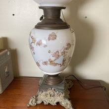 juno miller gone with the wind white floral electric lamp ...