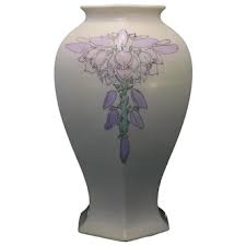 Similar Items to B&Co. Limoges Floral Design Vase (Signed "Mary S. Thompson"/c.1916-1930's) - Keramic Studio Design