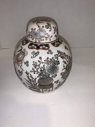 Vintage Large Chinese Porcelain Hand Painted Ginger Jar with Lid | eBay