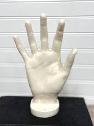 Vintage NANCY FUNK White Ceramic Hand- Hand Towel Holder ...