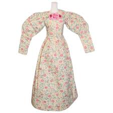 Similar Items to Floral Cloth Doll Dress