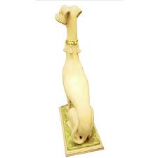 Vintage Italian Pale Yellow Palm Beach Regency Whippet ...