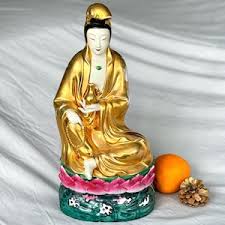 Kwan Yin Guan Yin 'mother of Merci' and Geisha Statue CIRCA 1960s - Etsy