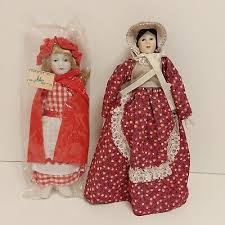 2-Bisque Porcelain 7.5" Dolls -Unmarked Head Hands Feet ...