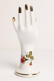 Vintage Porcelain Hand Hanger Ring Stand, Europe, 1960s at 1stDibs | ceramic hand ring holder, antique ring holder, vintage hand ring holder