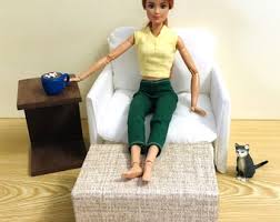 1:6 Scale Ottoman Coffee Table for 11"-12" Fashion Dolls. Made in the USA. - Etsy