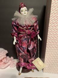 1980s CAMELOT 'Pepi' Harlequin Porcelain 17" Doll ~ New In ...