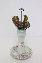Sold at Auction: 10 hat pins with R. S. Prussia hat pin holder