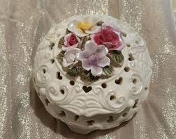 Vintage 3 1/2 Votive Holder With Butterflies, Beautiful Rare Find Home Decor, Butterfly Vase - Etsy