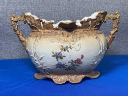 Antique Planter Vase Floral Design from Austria - Late 1800s ...