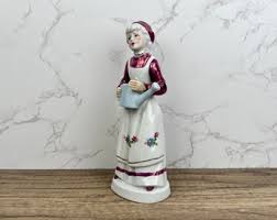 Buy Vintage Porcelain Grandma, Lady Figurine With Watering Jug, Fancy Lady Figurine With White Floral Dress Online in India - Etsy