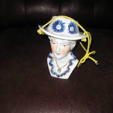 Vintage Rubens Original Small Head Vase/planter for Indoor Garden, Ceramic, Pearl Necklace and Earrings, Home Decor, Home and Living - Etsy