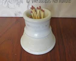 Vintage Match Stick Striker Holder- Keen's English Chop House- Porcelain-ceramic Pyrogene Tobacciana Collectible - Etsy