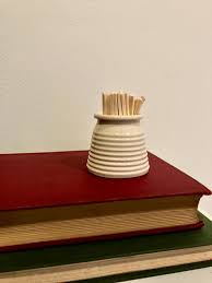 White Match Striker / Handmade Pottery / Farmhouse / French Country / Toothpick Holder - Etsy