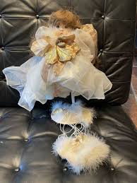 1995 14” PORCELAIN DOLL SIGNED LINDA M. RICK - RED HAIR ...