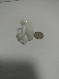 Miniature Porcelain Monkey with Baby figurine white | eBay
