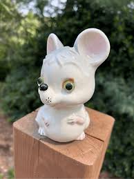 Vintage Lefton Mouse Coin Bank | eBay