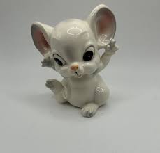 Vintage Baby Mouse Ceramic Figurine Quon Quon Japan | eBay Australia