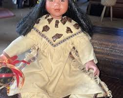 Danbury Mint Princess of the Sun 11" Native American Doll by Perillo W/ COA - Etsy