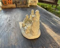 Vintage Nativity Scene | Ceramic Nativity Set | Porcelain ...