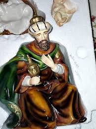 Homco Home Interiors Porcelain Nativity Christmas Complete 10 Piece Set 51121 | eBay