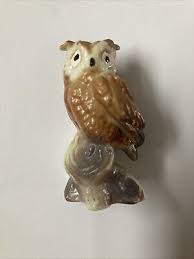VTG Bone China Figurines Set of 5 Owls 1-2 inches Tall Figure Decor | eBay
