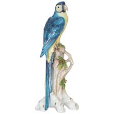 English Chelsea House Parrot in Porcelain at 1stDibs | chelsea house parrots, chelsea house porcelain, porcelain parrot