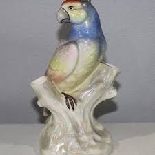 Large Pottery Czech Bird Vase Red Dime Mark - Etsy