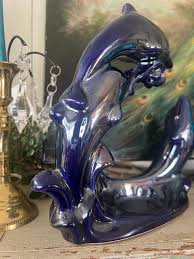 Marex Beach Accents Purple Blue Iridescence Dolphin Figurine ...