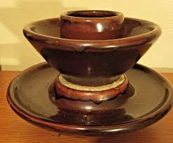LARGE BROWN CERAMIC PORCELAIN INSULATOR | eBay