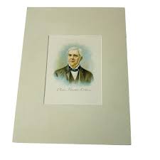 Vintage Oliver Wendell Holmes Portrait Print Color Matted 9X12 Inch | eBay