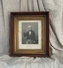 Antique Victorian Era Framed Lithograph - Etsy