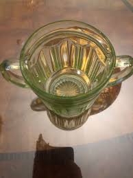 Vintage Uranium Glass Hocking Colonial Green | eBay