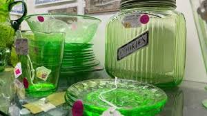 Antique Store Update #18 ~ Uranium Glass Holidays ...