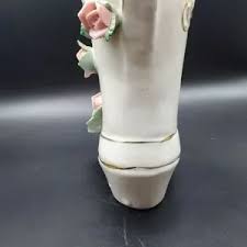Sphinx | Accents | Vintage Sphinx Japan Boot Flower Vase Ceramic Porcelain Figurine Floral Pink | Poshmark