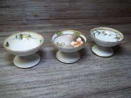 3 Salt cellars Nippon 2 red markings 1 green marking on bottom beautiful Z22 | eBay