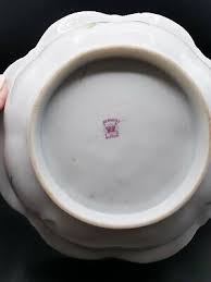 Vintage Hand Painted Nippon Serving Bowl With Gold Trim, 10" | eBay